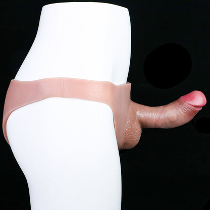 Strapless Silicone Realistic Penis Sleeve – Butterfly Base & Harness-Free | SilikonLust
