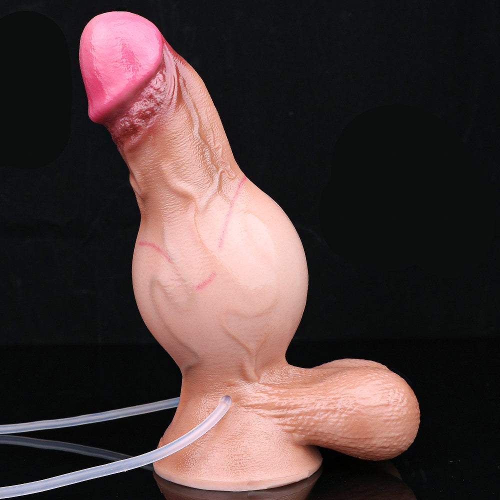 Huge Dildo Aufblasbar Squirt – Fetish Blutgefäß-Relief Platin-Silikon | SilikonLust