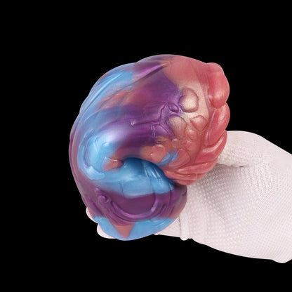 Organic Galaxy Pocket Pussy - Platinum Silicone Creature Texture Stroker for Deep Fantasy Stimulation