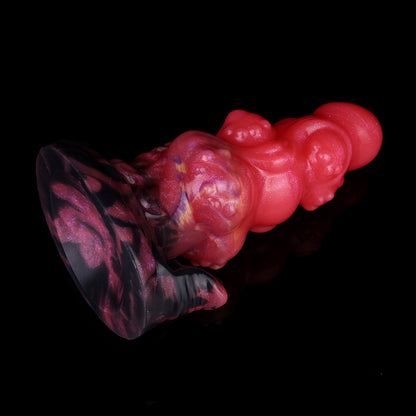 Monster Butt Plug – Fantasy Beast Plug mit Riesenei-Kern aus Platin-Silikon