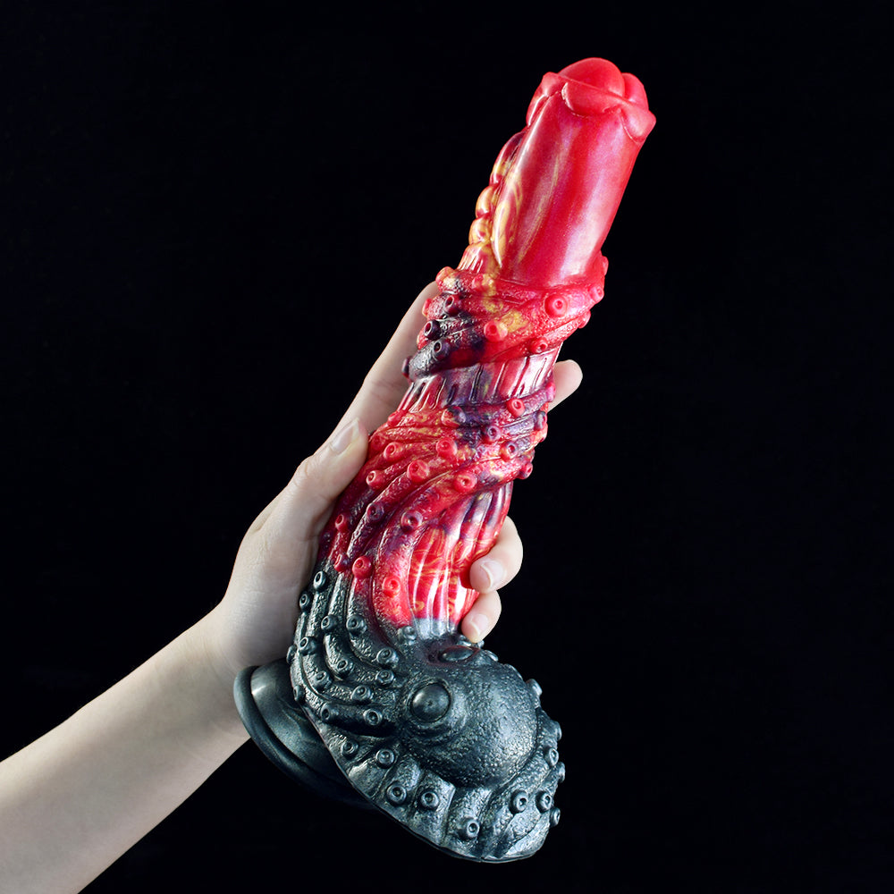 Small Octopus Tentacle Dildo - G and P-Spot Intensifier Where Each Tentacle Stimulates Like a Gentle, Curious Hand.