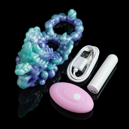 Mystisches Tiefsee-Tentakel Grinding Toy: Doppelring für Ausdauer & Paar-Stimulation