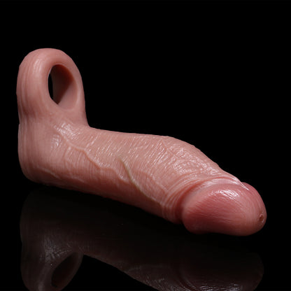 Penis Sleeve – Warmer Hautton, markante Spitze für gemeinsame Auszeiten