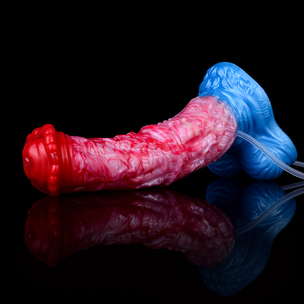 Chromatic Inflatable Fantasy Dildo – Expanding Knot Alien Bulge for Total Fullness | SilikonLust