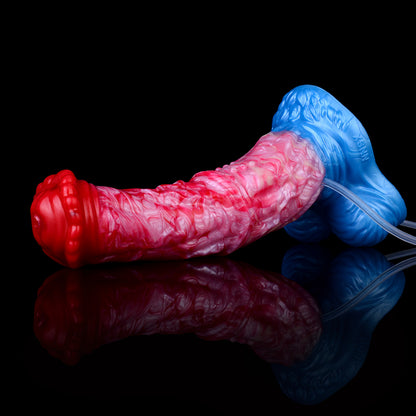 Chromatic Inflatable Fantasy Dildo – Expanding Knot Alien Bulge for Total Fullness | SilikonLust