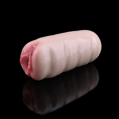Pocket Pussy Roségriff – Realistische Silikon-Vulva mit Spiralrillen für Solozeit