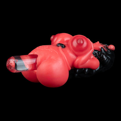 Pocket Pussy Ruby Witch – Red Silicone Demoness for Fantasy Solo Time