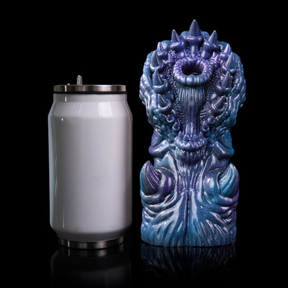 Pocket Pussy Xenowesen – Dunkler Alien-Sleeve aus Platin-Silikon für Sci-Fi-Fantasien