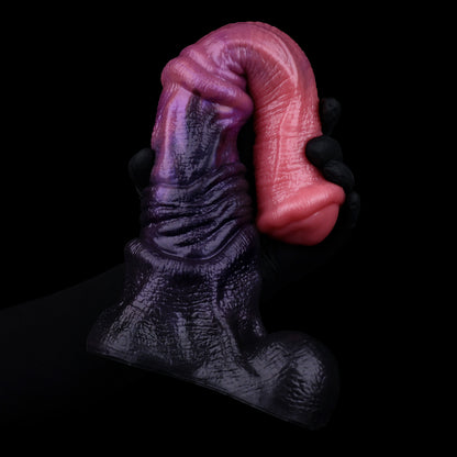 Horse Dildo Flammenzauber – Zweischichtiger Silikonhengst für freihändige Fantasy-Auszeiten