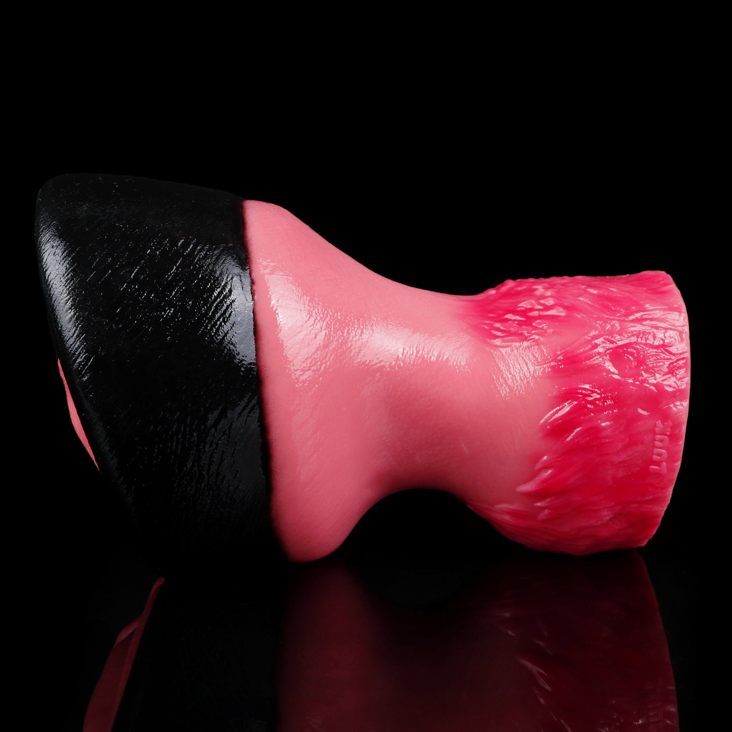 Pferdehuf Pocket Pussy – Einzelkanal, Exotische Innentextur & Sanduhr-Silhouette aus Platin-Silikon
