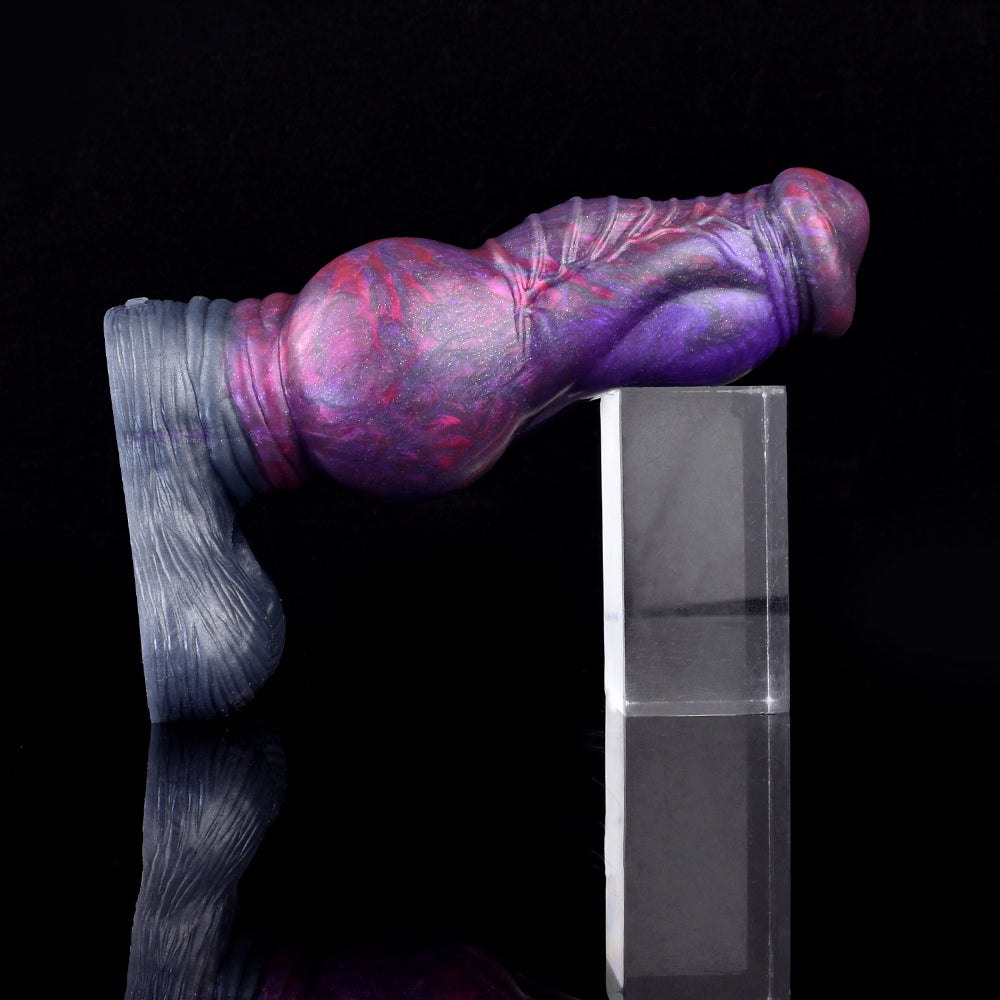 Alien Galaxy Penis Sleeve – Realistische Erweiterung aus Platinum-Silikon mit Testikel-Fixierung | Extra Dick & Komfort Fit