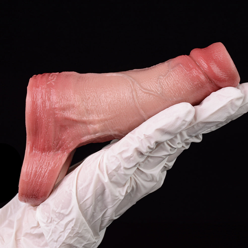 Penis Extender with Ergonomic Base Anchor – Realistic Penis Sleeve in 3 Fits