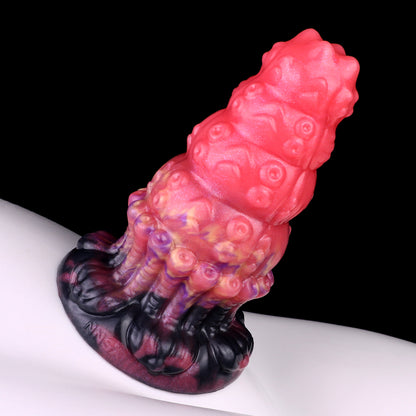 Silikon Tiered Fantasy Butt Plug – Stacked Layered Anal Dildo im Stufenpagoden-Design