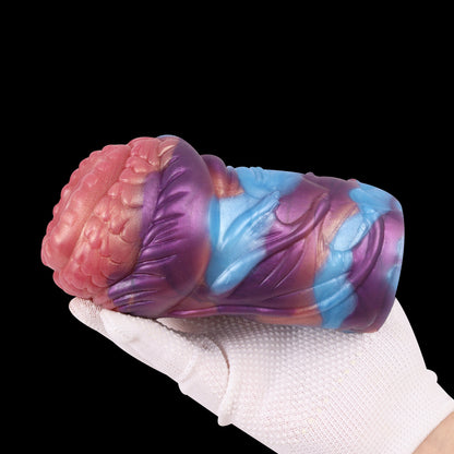 Soft Silicone Stroker with Tight Canal – Alien Creature Masturbator Made of Platinum Silicone for Intense Fantasy Stimulation