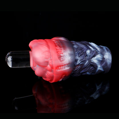 Entfessle das Biest: Reizvolle Wolf Pocket Pussy mit realistischem Fell-Design