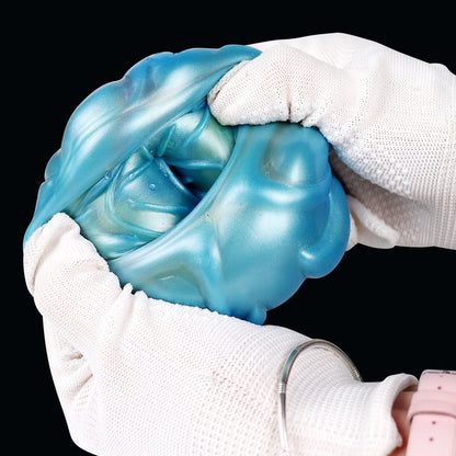 Icy Precision – Fantasy Pocket Pussy in Pearlescent Ice Blue | SilikonLust