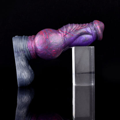 Hyperrealistic Penis Sleeve with Vein Structure – Heterogeneous Texture Change in Galactic Violet