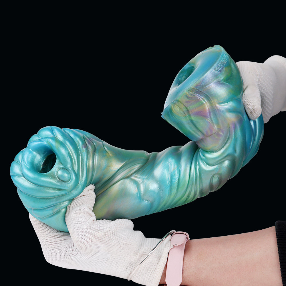 Shimmering & Tight – Alien Pocket Pussy in Pearlescent Turquoise | SilikonLust