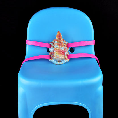 Wearable Tentacle Grinder | Platinum Silicone Vibrationsfunktion Grinding Toy with verstellbare Riemen & USB