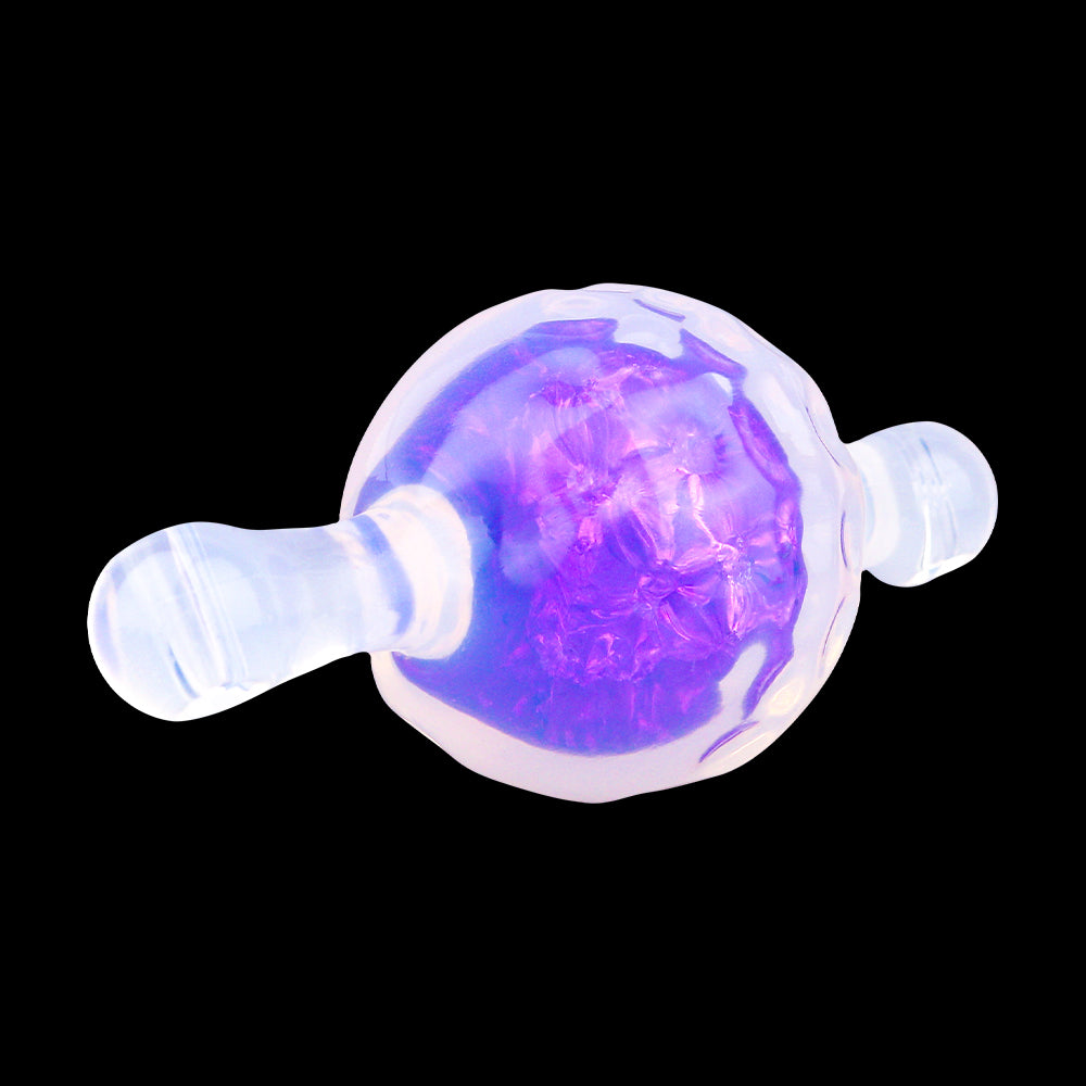 Crystal Core Ball Gag - Doppelschicht Kristall Mundknebel | Hantelform Violett Pink Platin