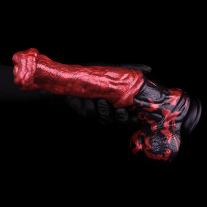 Dunkles Fantasy Faust-Dildo | Platinum Silicone Smooth Surface Dildo mit Realistischer Faust-Spitze