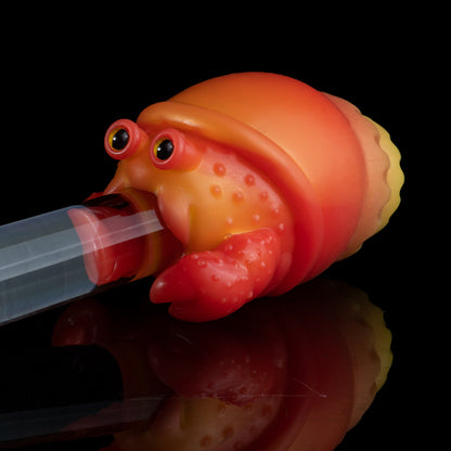 Playful Hermit Crab Silicone Pocket Pussy – Mini Masturbator Toy with Tight Sleeve for Intense Contrast Experiences