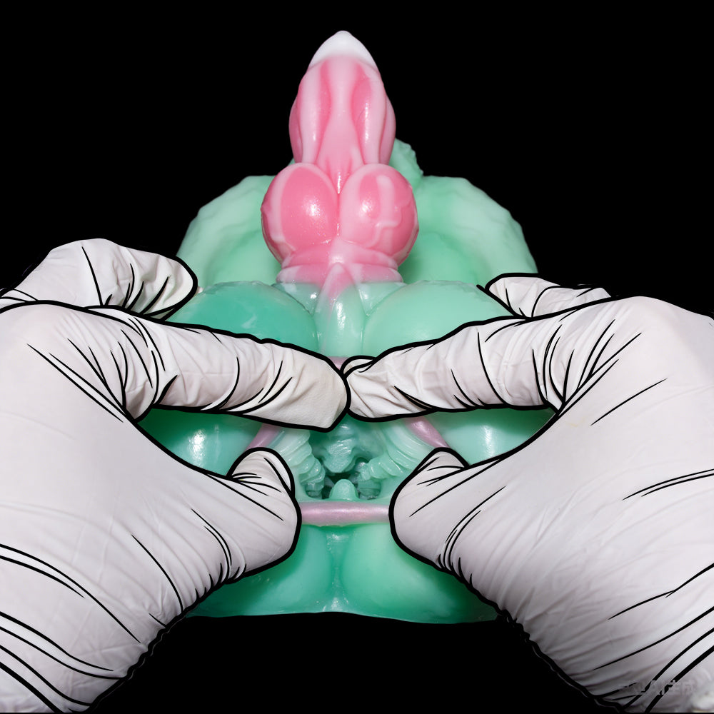 SiliconeLust Beast Dildo Sex Dolls - The Ultimate Dual-Experience Platinum Silicone Torso