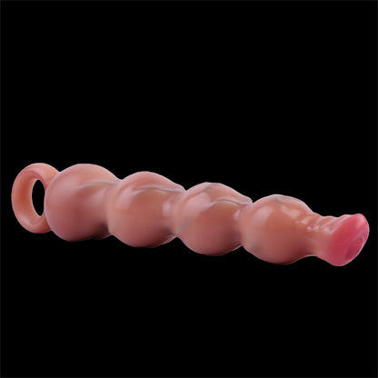 Progressiver Massive Expansion Butt Plug Silikon - Thick Wall Heavy-Duty Plug Tiefe Ringnut Segmented Vibration