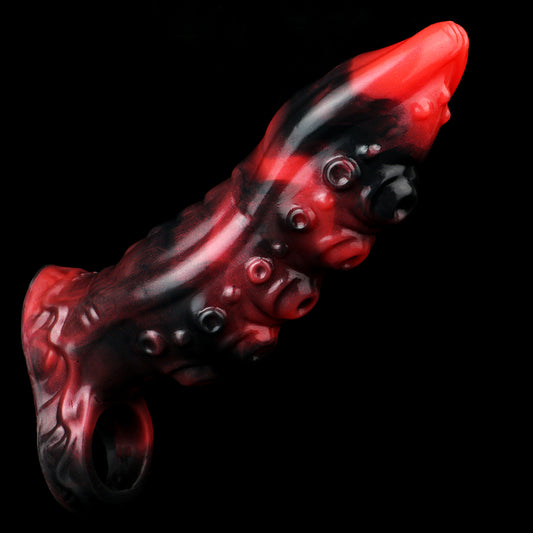 Penis Sleeve Double Set - Tentacle & Spiral Ring | SilikonLust Fetish