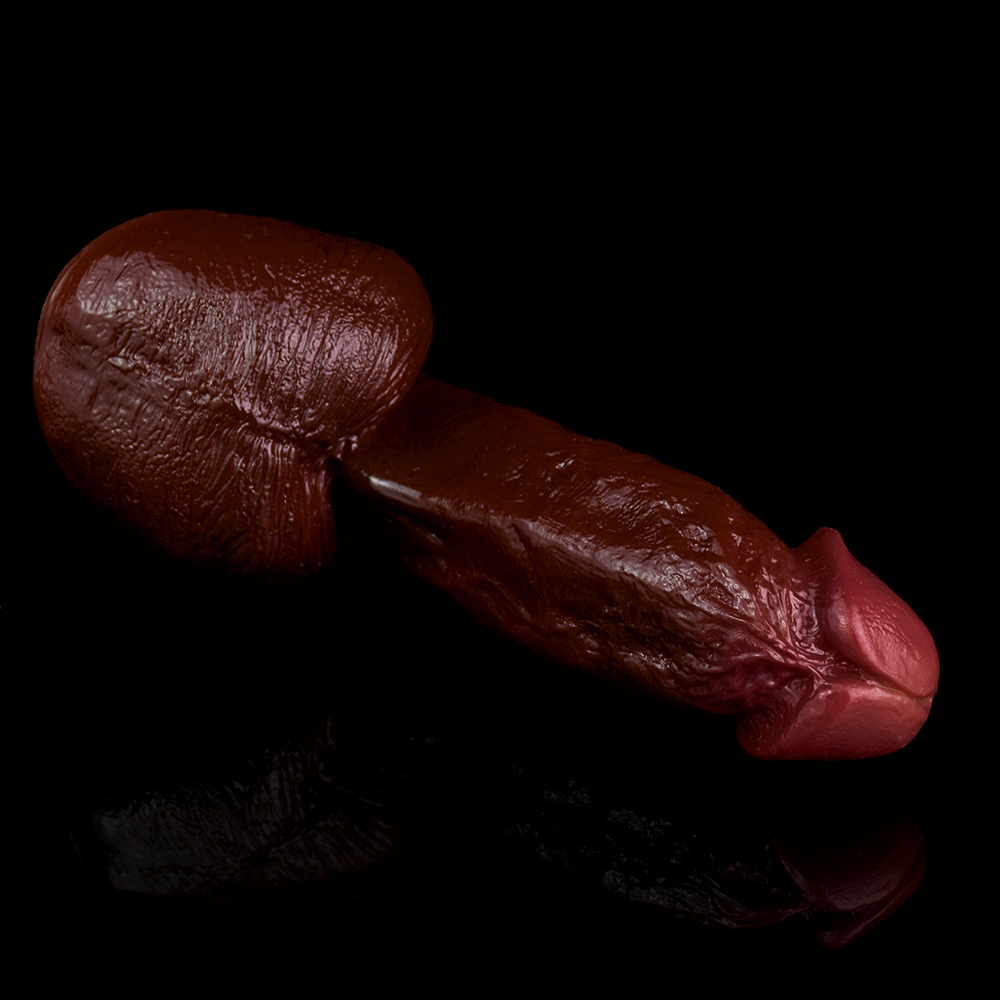 Pure Desire: The Anatomical Masterclass Dildo in Wine Red (incl. Suction Cup)