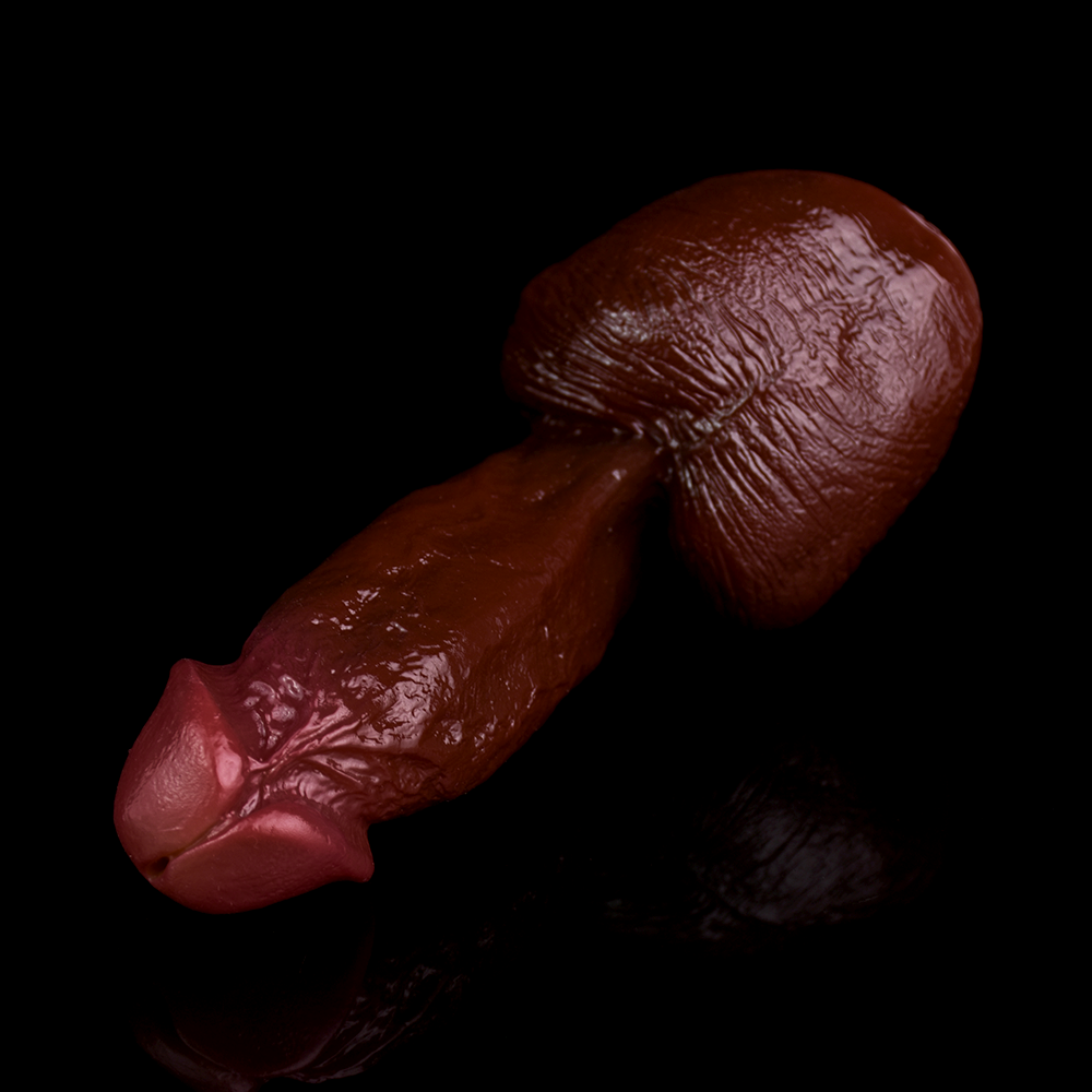 Pure Desire: The Anatomical Masterclass Dildo in Wine Red (incl. Suction Cup)