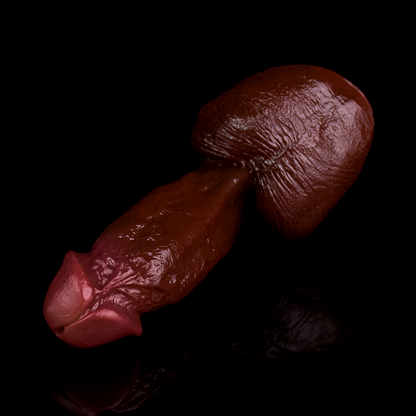 Pure Desire: The Anatomical Masterclass Dildo in Wine Red (incl. Suction Cup)