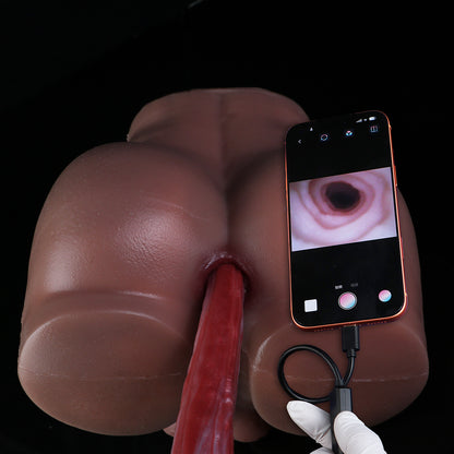 Rotes Drachenauge Long Dildo – Karmesinrot & Weiße Tintenströmungen, Drachenkopf-Sockel mit Goldauge & Drachenschuppen aus Platin-Silikon