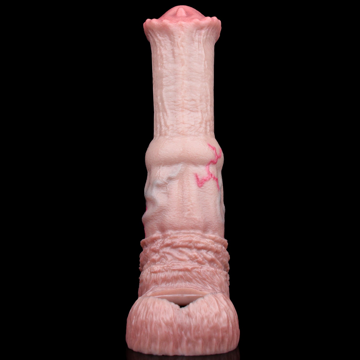 Premium Silicone Masturbator Snug Fit - Realistic Closed Sleeve with Petal-Shaped Glans and Body Heat Sync