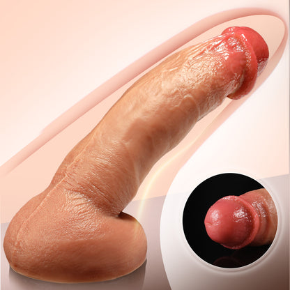 Realistic Dildo Hautfarbe – Handgespritzt, Saugnapf & Drei Größen