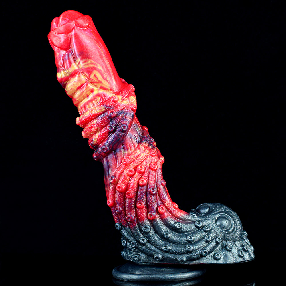 Small Octopus Tentacle Dildo - G and P-Spot Intensifier Where Each Tentacle Stimulates Like a Gentle, Curious Hand.