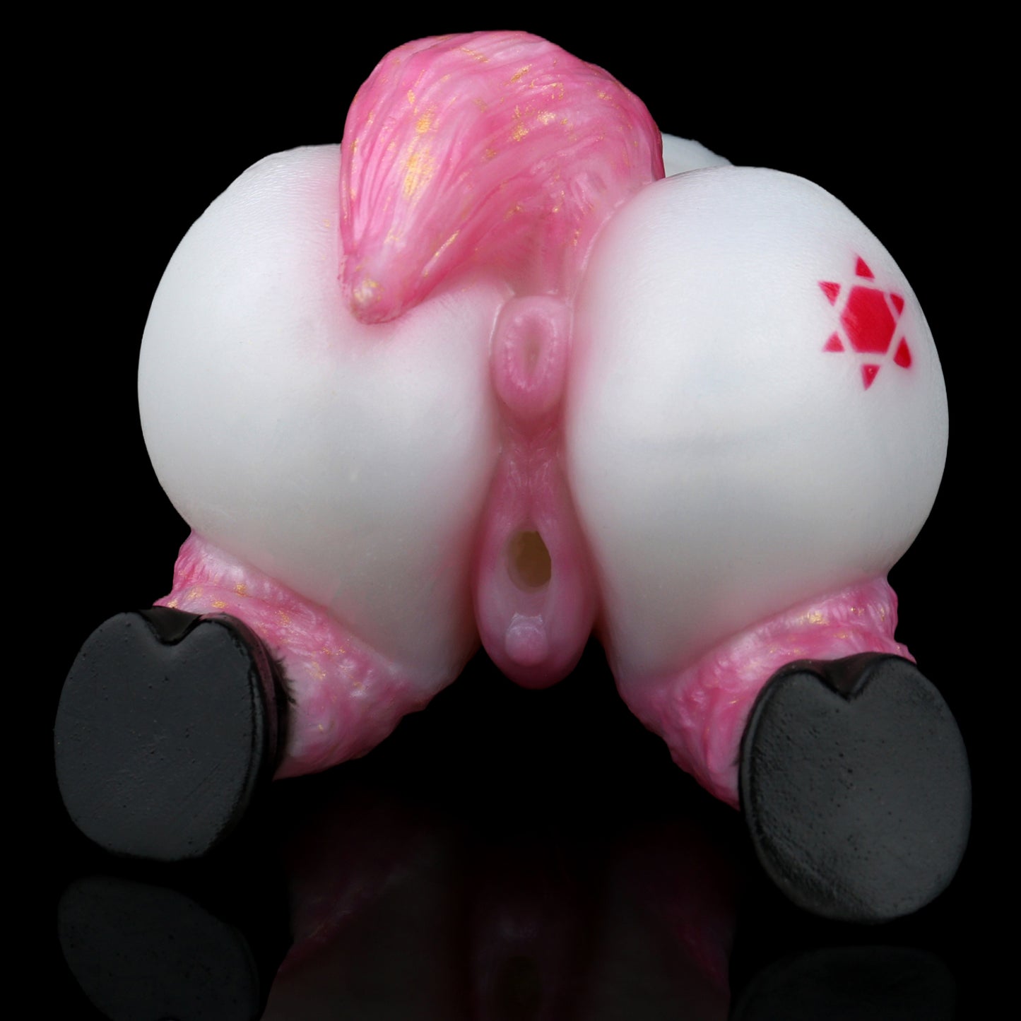 Einhorn-Sexpuppe aus Platin-Silikon: Weicher Oberkörper, pinke Textur & Fantasy-Erlebnis für Männer