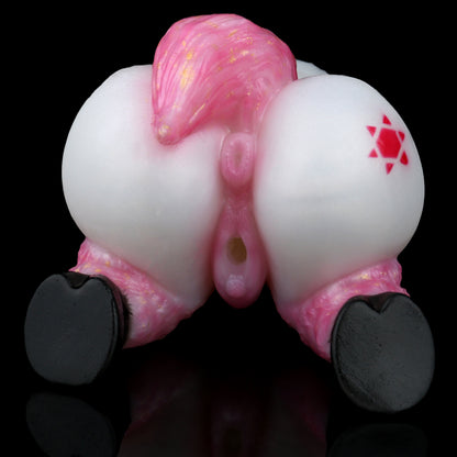 Einhorn-Sexpuppe aus Platin-Silikon: Weicher Oberkörper, pinke Textur & Fantasy-Erlebnis für Männer