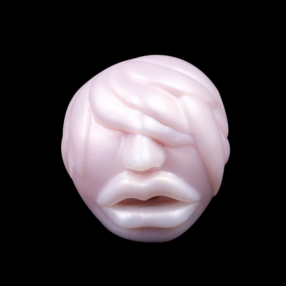 Perlmutt-Rosa Fantasy Mund-Masturbator: Premium Silikon Solo-Spielzeug