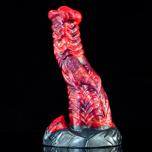 Hochwertiger Fantasy Dildo mit mehrblättrigem Kopf – Intensives Gefühl Markante Präsenz Und Freihändige Kontrolle