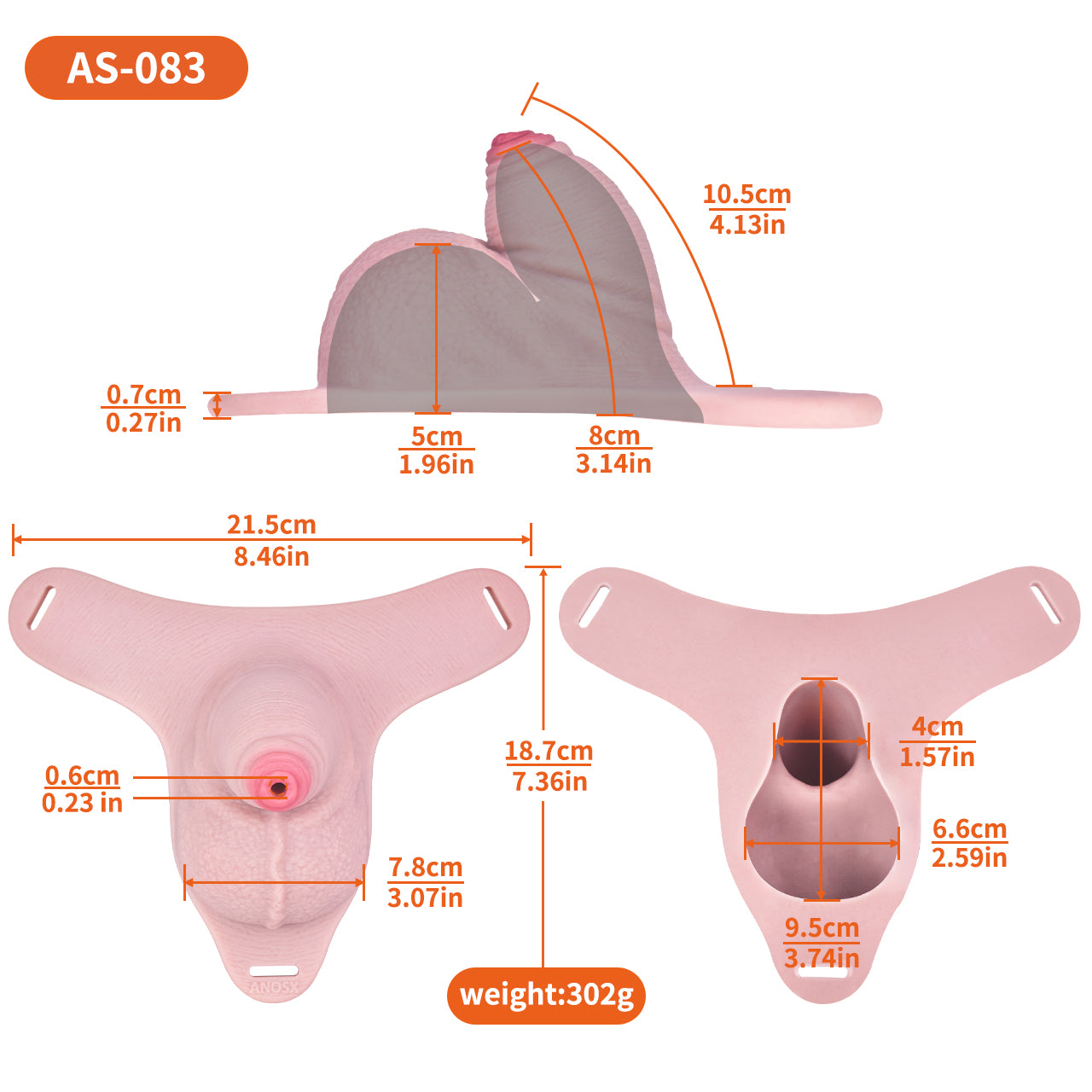 Silikon Peniskäfig mit Harnöffnung – Babyrosa, T-Form & Zwei Harness-Varianten aus Platin-Silikon