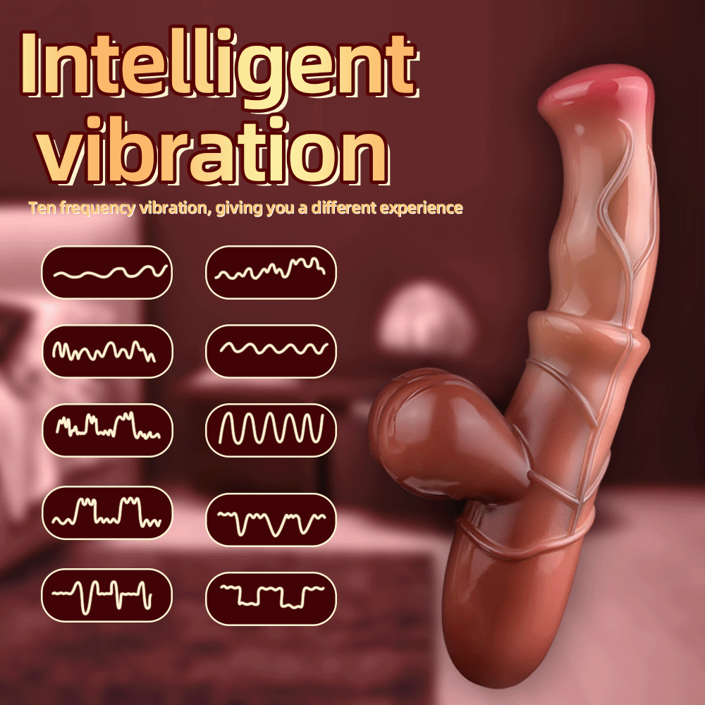 Realistic Sex Doll Vibrator with Testicles – Vibration, Heat & Dual Stimulation | SilikonLust