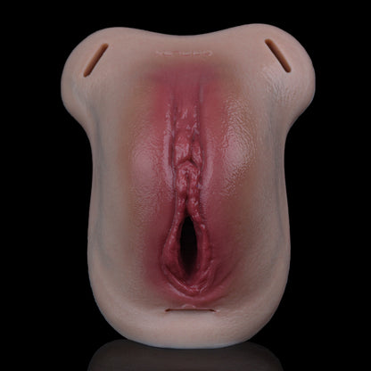Nahtlos Verschmelzende Pussy Panties - Mediterrane Hautton Graduelle Randverdünnung Harness-Set for Unsichtbare Zweite Haut
