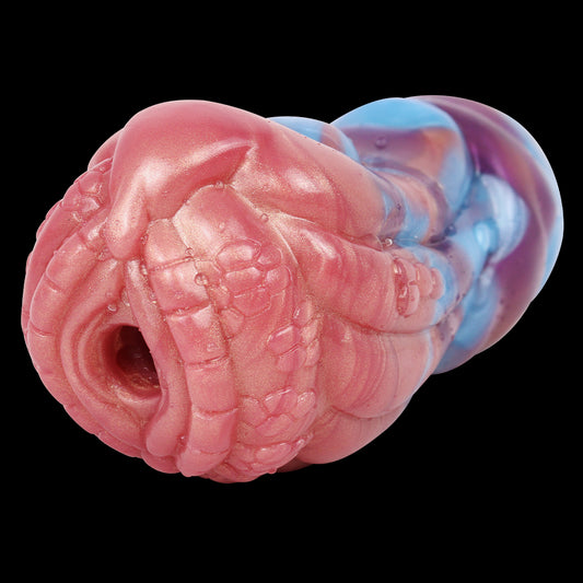 Organic Fantasy Masturbator Sleeve – Sci-Fi Alien Texture Stroker made of Platinum Silicone for Immersive Deep Stimulation