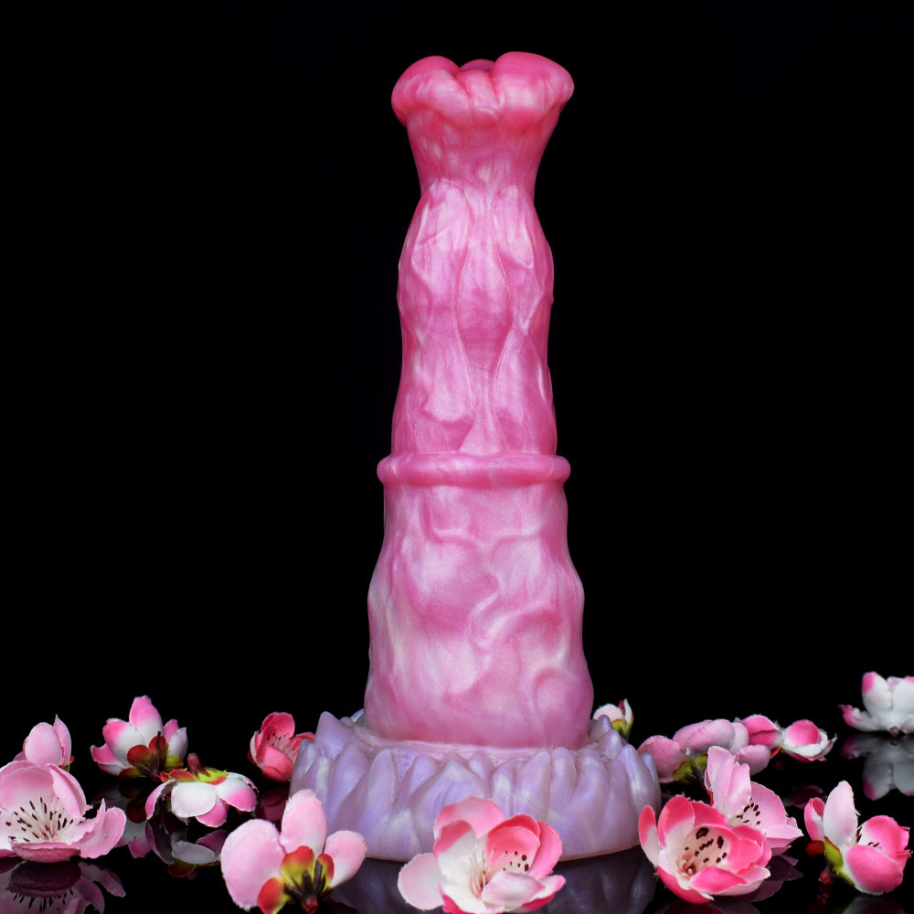 Dual-Density Huge Dildo | Platinum Silicone Fantasy Dildo with Soft-Rebound & Doppelkugel-Glans
