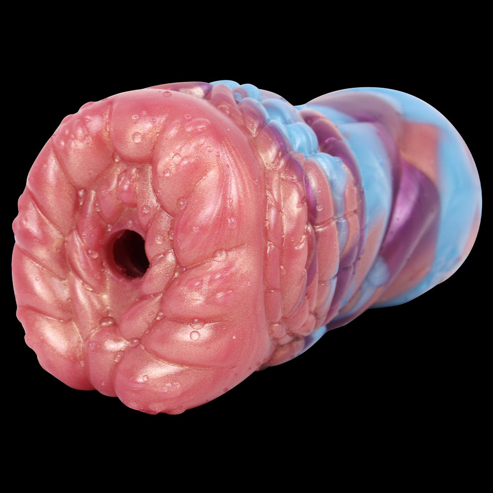 Luxurious Silicone Masturbator with Tight Channel – Hands-Free Pocket Pussy Made of Platinum Silicone for Intense Fantasy Stimulation