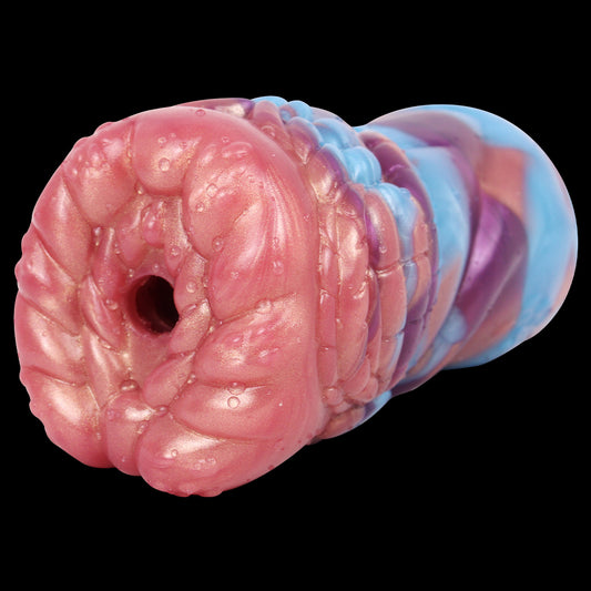 Luxurious Silicone Masturbator with Tight Channel – Hands-Free Pocket Pussy Made of Platinum Silicone for Intense Fantasy Stimulation