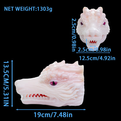 Glacial White Dragon Pocket Pussy – Fantasy Masturbator for Mythic Immersion | SilikonLust