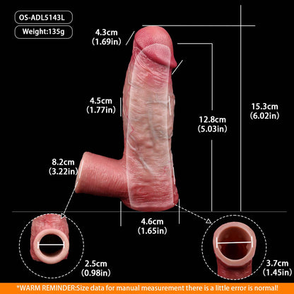 Sofortiges Upgrade: Lebensechter Penis Sleeve für maximale Länge & Umfang