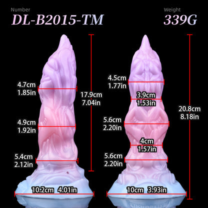 Fantasy Inflatable Dildo – Large Silicone Dildo with Irregular Structure & Realistic Texture